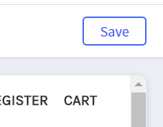 Screenshot showing Save button in Page Builder.